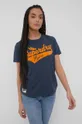 granatowy Superdry t-shirt Damski