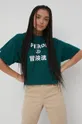 zelená Bavlnené tričko Superdry Dámsky