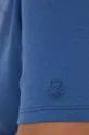 σκούρο μπλε United Colors of Benetton - Βαμβακερό μπλουζάκι