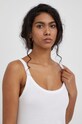 United Colors of Benetton top bawełniany biały 3GA2E8397.101