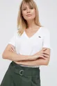 white Lacoste cotton T-shirt TF8392 Women’s