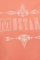 pomarańczowy Mustang t-shirt bawełniany