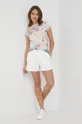 Βαμβακερό μπλουζάκι Polo Ralph Lauren πολύχρωμο