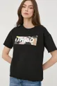 czarny HUGO t-shirt bawełniany 50467442