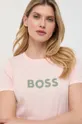 roz pastelat BOSS tricou din bumbac