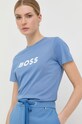 BOSS tricou din bumbac violet 50468356