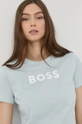 niebieski BOSS t-shirt bawełniany 50468356