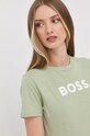BOSS t-shirt bawełniany 50468356 zielony 50468356