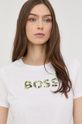 biały Boss t-shirt bawełniany 50469968