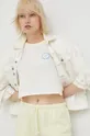 λευκό Βαμβακερό μπλουζάκι Wrangler