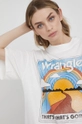 λευκό Βαμβακερό μπλουζάκι Wrangler