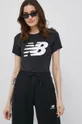 New Balance t-shirt WT03816BK czarny