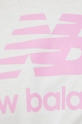 New Balance t-shirt bawełniany WT91546SST Damski