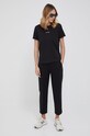 Bavlněné tričko Calvin Klein K20K203677.PPYY černá AW22