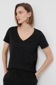Calvin Klein t-shirt bawełniany czarny K20K204357.PPYY