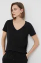 črna Bombažen t-shirt Calvin Klein