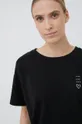 czarny Outhorn t-shirt bawełniany
