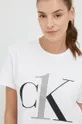 Μπλουζάκι πιτζάμας Calvin Klein Underwear λευκό