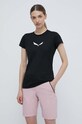 Спортивная футболка Salewa Solidlogo чёрный 00.0000027019