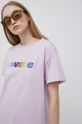 winogronowy Converse t-shirt bawełniany