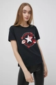 Converse t-shirt bawełniany czarny