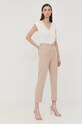 Morgan tricou de in 221.DAME alb SS25
