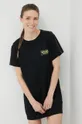 μαύρο Βαμβακερή πιτζάμα μπλουζάκι Moschino Underwear Γυναικεία