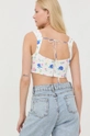 Top For Love & Lemons  Základná látka: 65% Viskóza, 35% Ecovero Podšívka: 98% Recyklovaný polyester, 2% Elastan