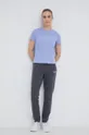 Tréningové tričko Calvin Klein Performance Ck Essentials fialová
