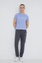 Calvin Klein Performance t-shirt treningowy CK Essentials fioletowy