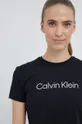 μαύρο Μπλουζάκι προπόνησης Calvin Klein Performance Ck Essentials