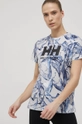 niebieski Helly Hansen t-shirt bawełniany x Esra Roise