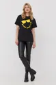 Karl Lagerfeld t-shirt bawełniany 221W1752 czarny