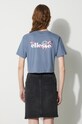 Ρούχα Βαμβακερό μπλουζάκι Ellesse SGM14626 μπλε