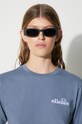 Βαμβακερό μπλουζάκι Ellesse SGM14626 μπλε