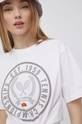 biały Ellesse t-shirt bawełniany