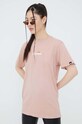 Pamučna majica Ellesse roza SGM13148