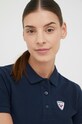 Rossignol t-shirt bawełniany granatowy RLKWY02