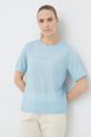 blady niebieski Icebreaker t-shirt sportowy ZoneKnit Damski