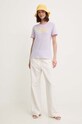 MC2 Saint Barth t-shirt bawełniany EMI0001 fioletowy AA00