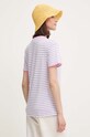 Odzież MC2 Saint Barth t-shirt bawełniany EMI0001 fioletowy