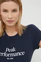 granatowy Peak Performance t-shirt bawełniany