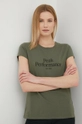 zelena Bombažen t-shirt Peak Performance