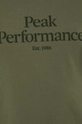 Bombažen t-shirt Peak Performance Ženski