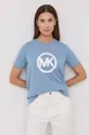 fialová Bavlnené tričko MICHAEL Michael Kors