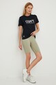 Βαμβακερό μπλουζάκι Colourwear 7010263 μαύρο SS22