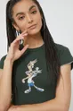 zielony Ellesse t-shirt x Looney Tunes