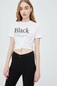 λευκό Βαμβακερό μπλουζάκι Only Γυναικεία