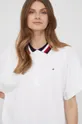 biela Polo tričko Tommy Hilfiger