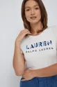 beżowy Lauren Ralph Lauren t-shirt 200862066002